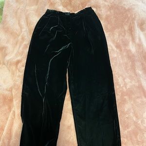 Vintage Georgio Armani Velvet Work Pants